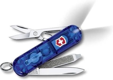 Victorinox Kapesní nůž SWISSLITE modrý transp.