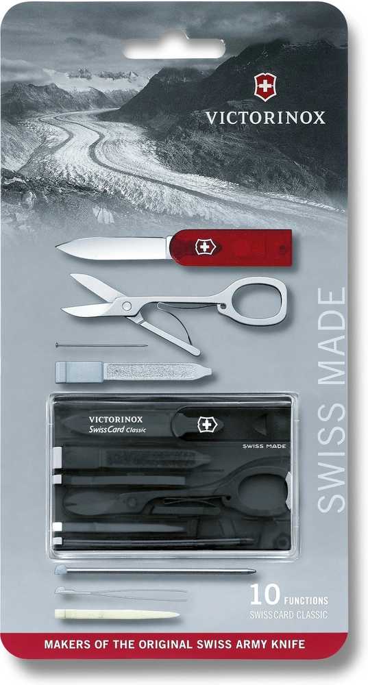 Victorinox Karta SwissCard černá v blistru