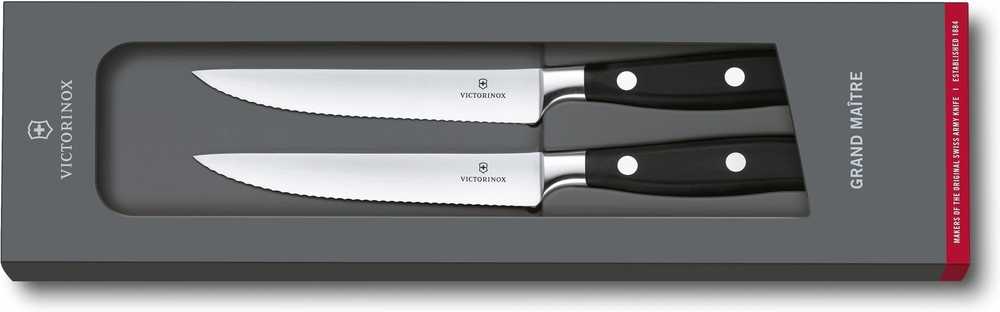 Victorinox Sada nožů Grand MaÎtre steakových, 2 ks, 12 cm, Wavy