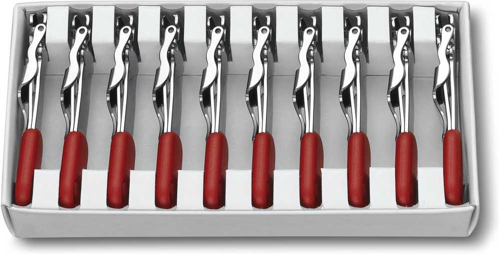 Victorinox Nail Clipper Set, červený, 10 ks, prodejní krabička