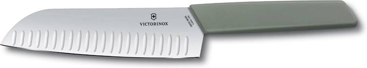 Victorinox Nůž Santoku 17 cm, Swiss Modern, olivový