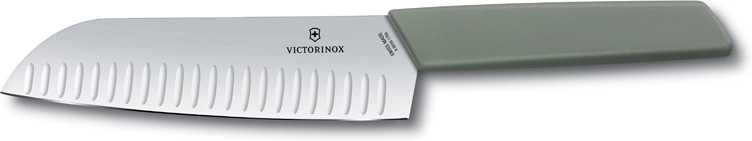 Victorinox Nůž Santoku 17 cm, Swiss Modern, olivový