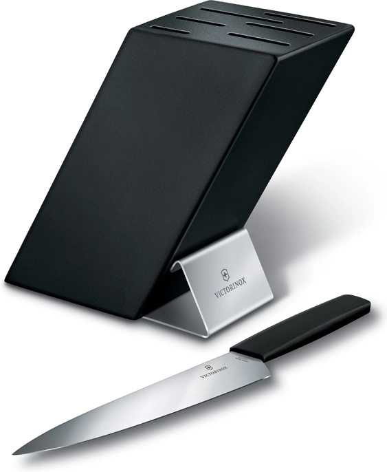 Victorinox Blok s barevnými noži 6 ks, Swiss Modern, černý