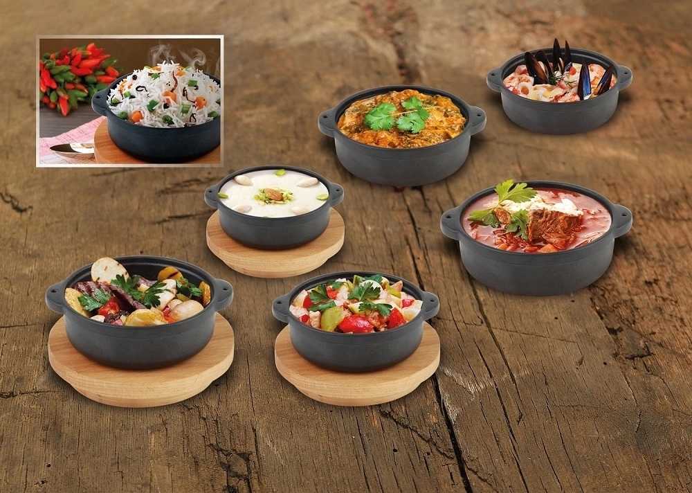 Lava Metal Litinový servírovací talíř/miska 16cm