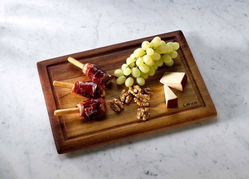 Lava Metal Lava wood - krájecí deska 16x46 cm