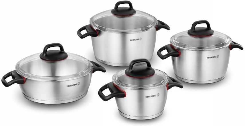 Korkmaz Gusto- sada nerezových hrnců