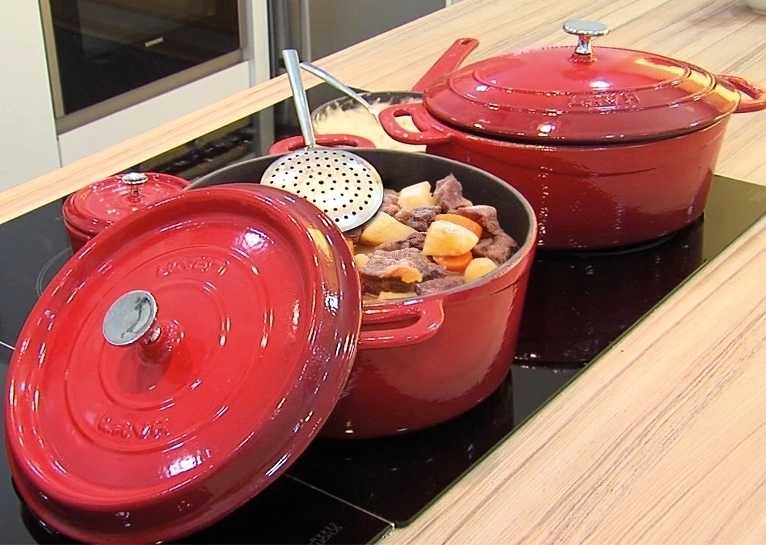 Lava Metal Litinový hrnec kulatý 14cm - černý