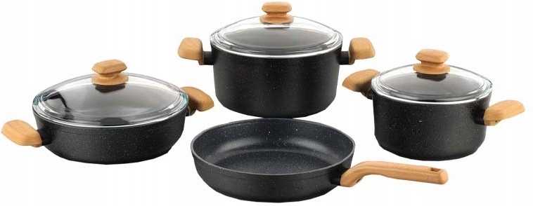 Korkmaz Montana - sada granitových hrnců