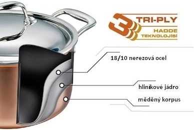 Korkmaz Divani - měděná omeletka 20 cm