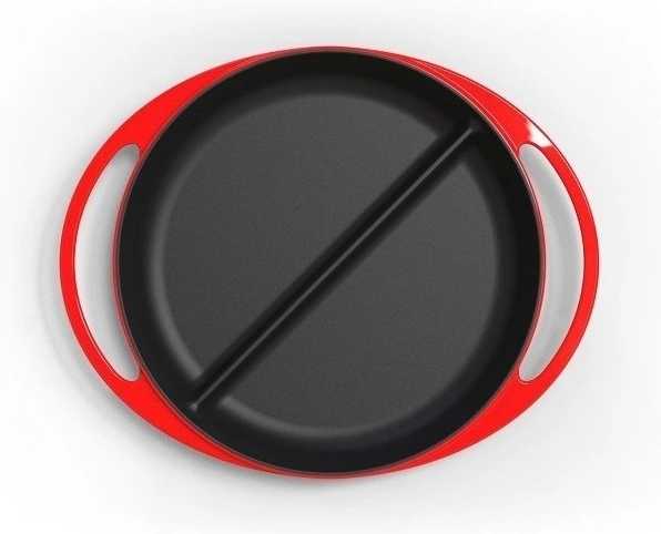Lava Metal DUO litinová pánev 20cm - červená