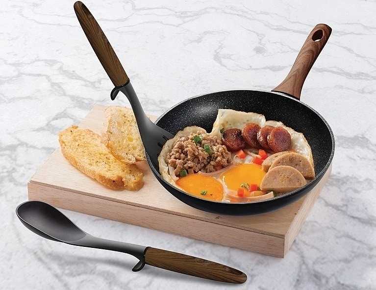 Berlingerhaus Pánev s mramorovým povrchem 28 cm EBONY Line Rosewood