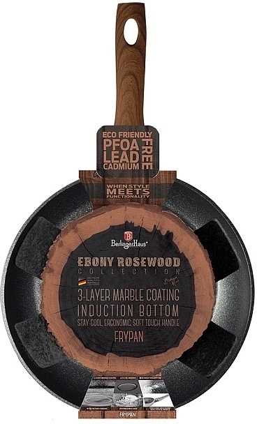 Berlingerhaus Pánev s mramorovým povrchem 28 cm EBONY Line Rosewood