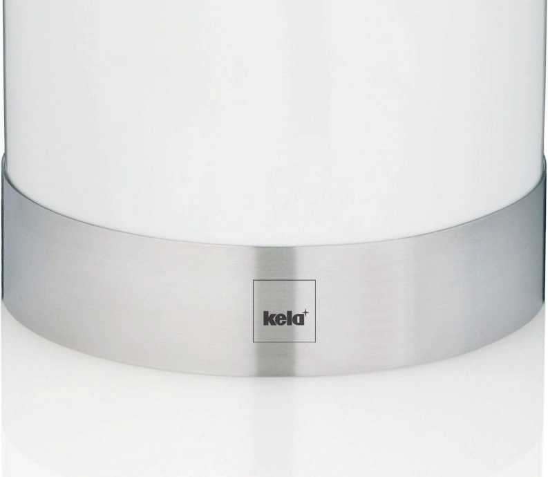 Kela Sada kuchyňských nožů 5 ks ve stojanu ACIDA bílá