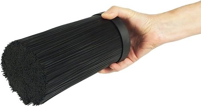 Kela Sada kuchyňských nožů 5 ks ve stojanu ACIDA černá