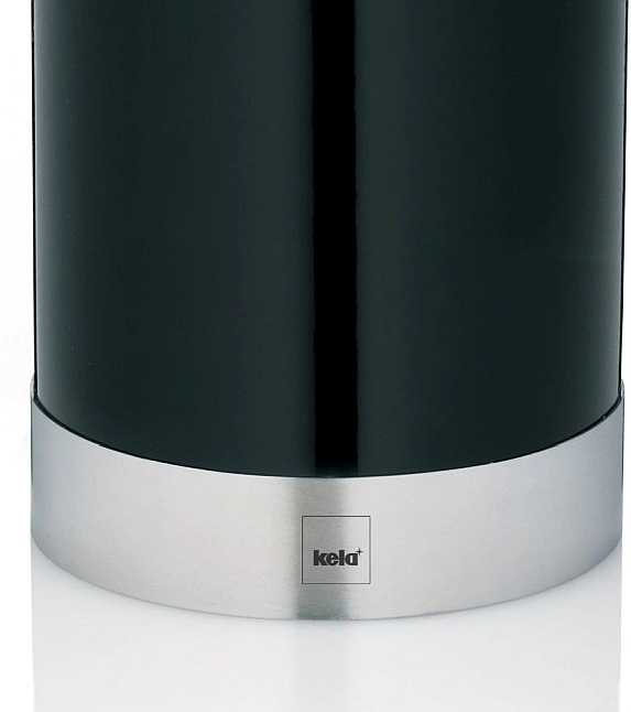 Kela Sada kuchyňských nožů 5 ks ve stojanu ACIDA černá