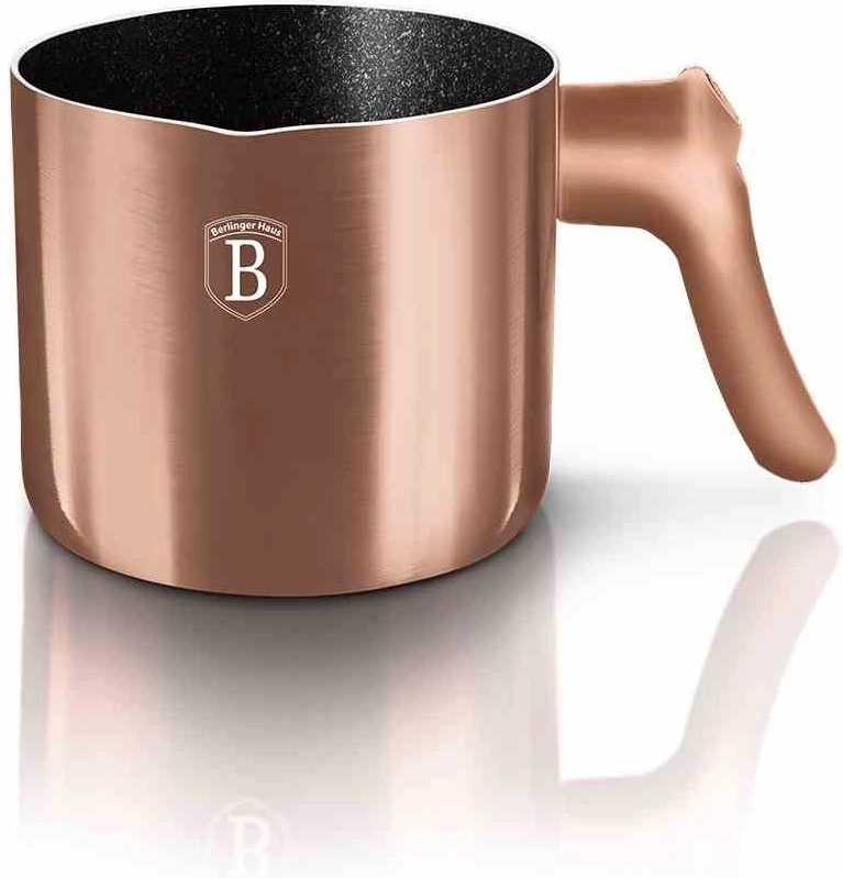 Berlingerhaus Mlékovar s mramorovým povrchem 1,2l Rosegold Metallic Line