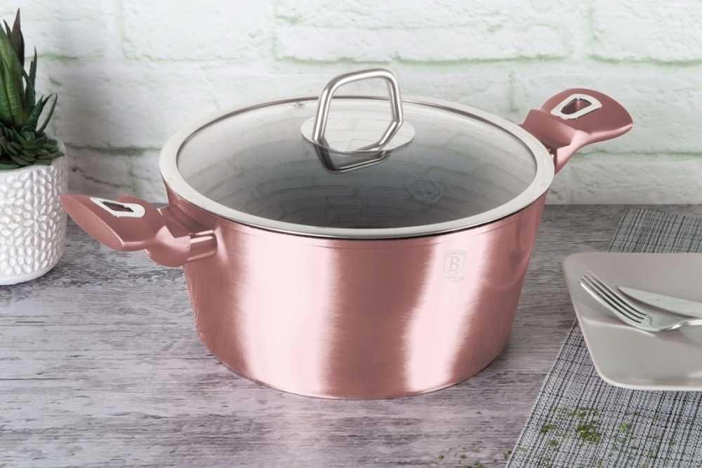 Berlingerhaus Sada nádobí s mramorovým povrchem 15 ks I-Rose Edition