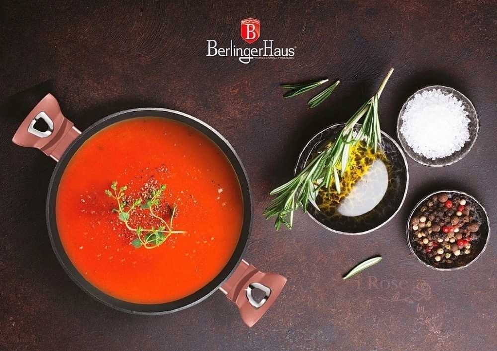 Berlingerhaus Sada nádobí s mramorovým povrchem 15 ks I-Rose Edition