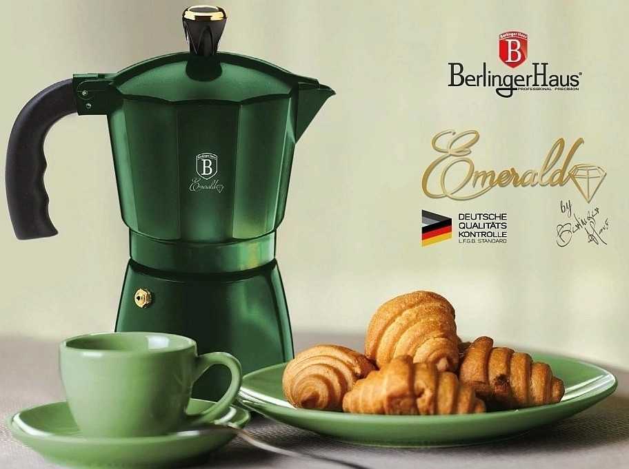 Berlingerhaus Konvice na espresso 2 šálky Emerald Collection