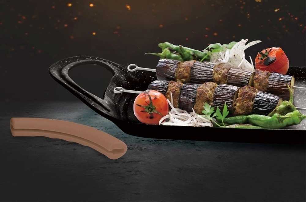 Berlingerhaus Grilovací deska s mramorovým povrchem 36 cm Rose Gold Metallic Line