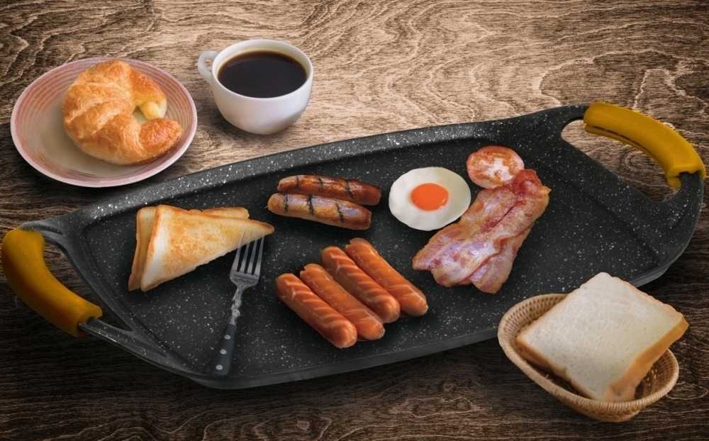 Berlingerhaus Grilovací deska s mramorovým povrchem 36 cm Rose Gold Metallic Line