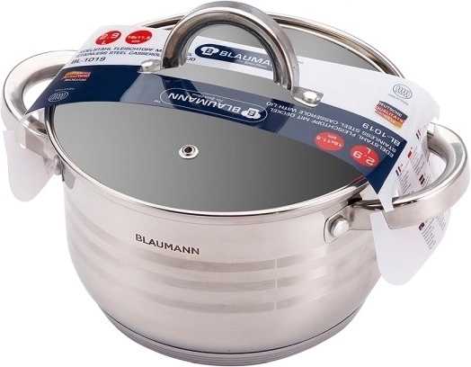 Blaumann Kastrol s poklicí nerez 20 cm Gourmet Line