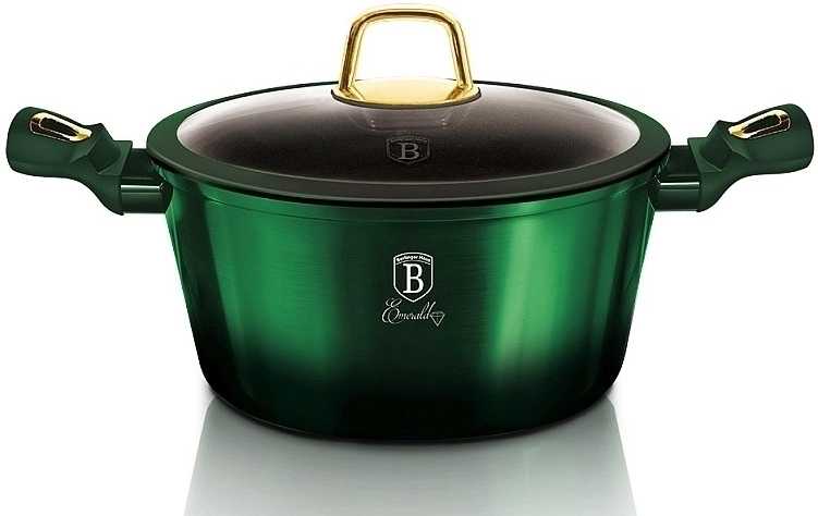 Berlingerhaus Sada nádobí s titanovým povrchem 10 ks Emerald Collection