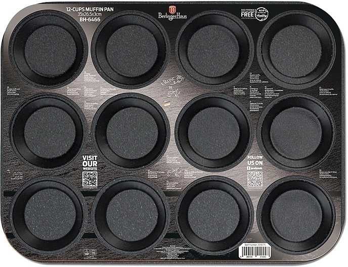Berlingerhaus Forma na muffiny s nepřilnavým povrchem 12 ks I-rose Edition