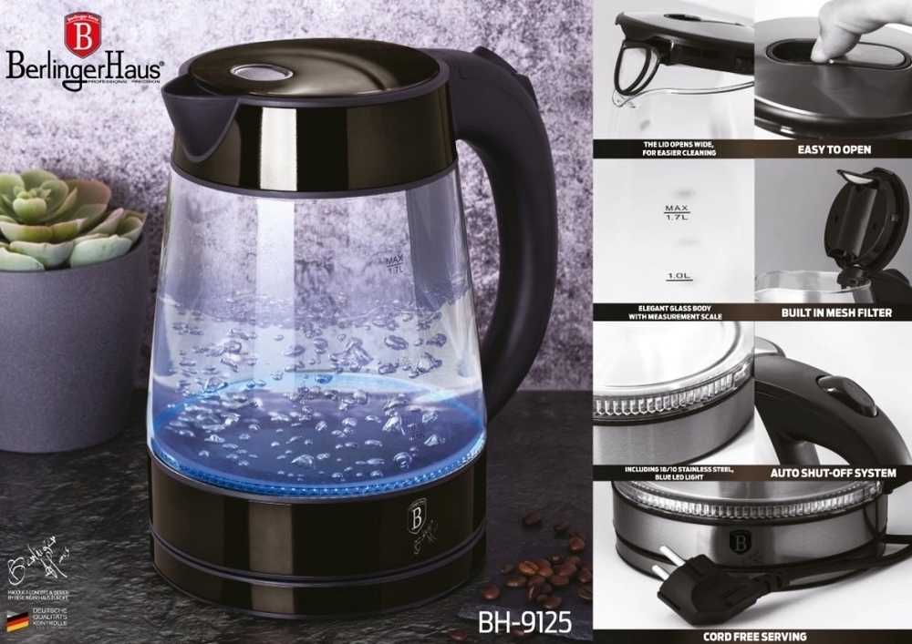 Berlingerhaus Rychlovarná konvice 1,7 l Royal Black Collection