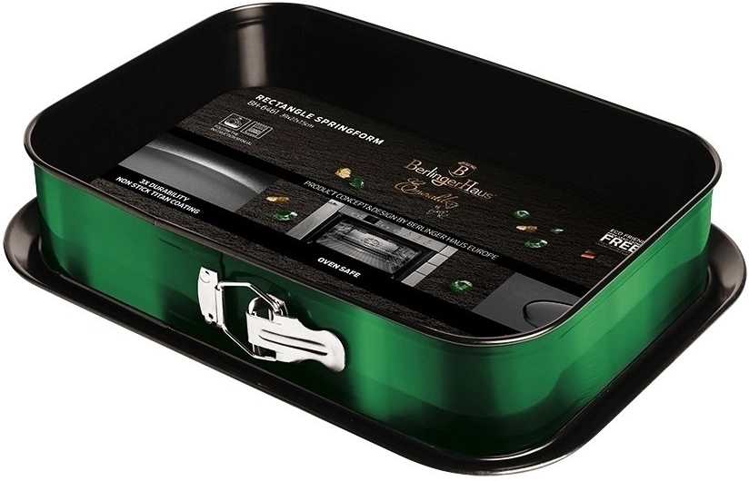 Berlingerhaus Forma s nepřilnavým povrchem 2v1 Emerald Collection 39x27x7,5cm