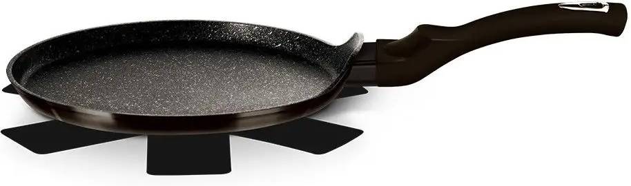 Berlingerhaus Pánev na palačinky s mramorovým povrchem 25 cm Shiny Black Collection