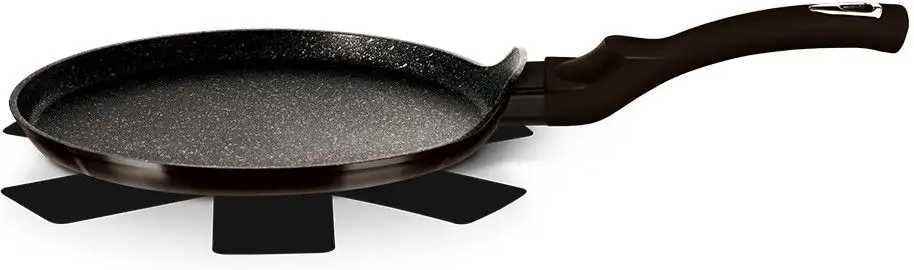Berlingerhaus Pánev na palačinky s mramorovým povrchem 25 cm Shiny Black Collection