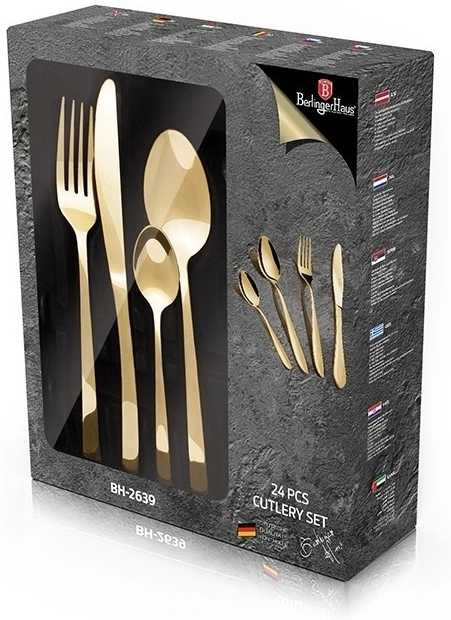 Berlingerhaus Sada příborů 24 ks nerez Champagne Line II