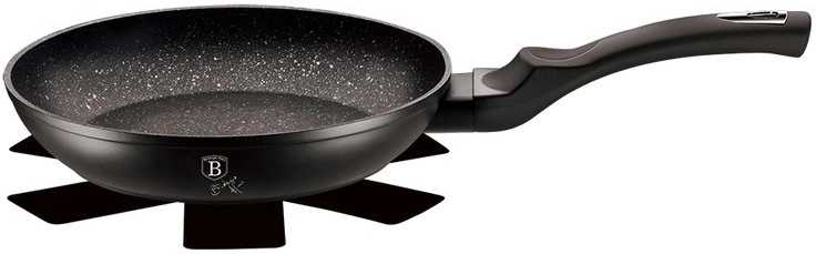 Berlingerhaus Pánev s mramorovým povrchem 24 cm Black Silver Collection