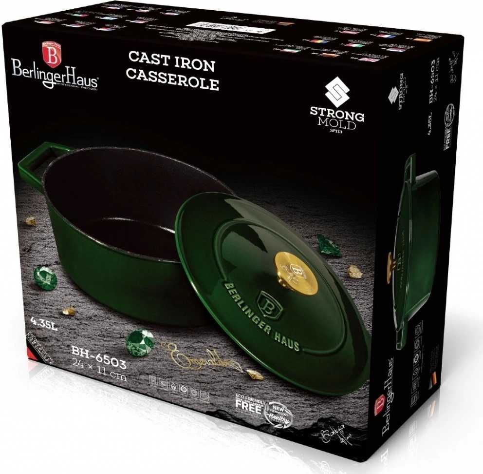 Berlingerhaus Pekáč s poklicí litinový 24 cm Emerald Collection