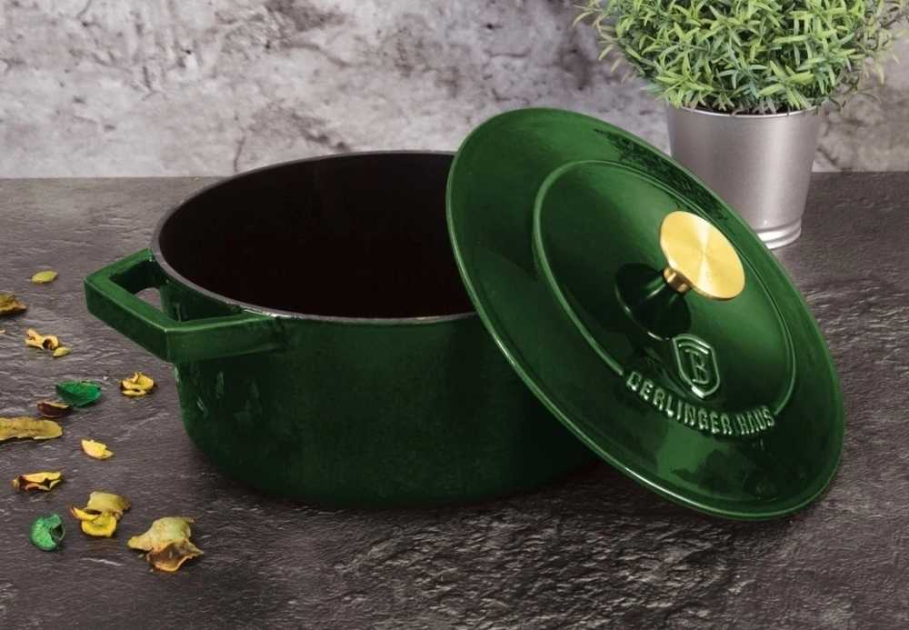 Berlingerhaus Pekáč s poklicí litinový 24 cm Emerald Collection