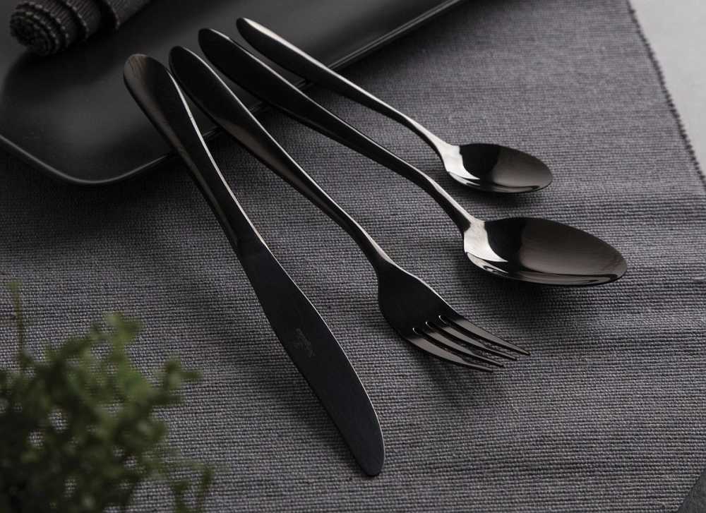 Berlingerhaus Sada příborů 24 ks nerez Black Mirror Collection