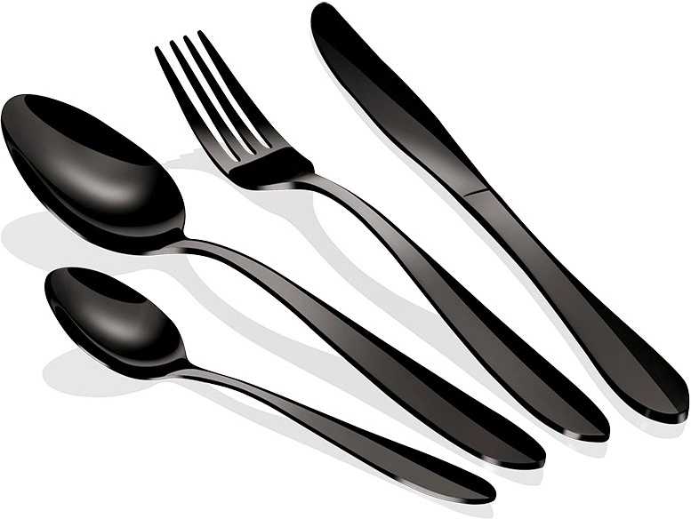 Berlingerhaus Sada příborů 24 ks nerez Black Mirror Collection