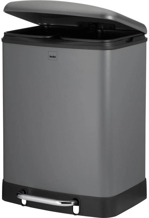 Kela Koš odpadkový Davino 24l, šedá