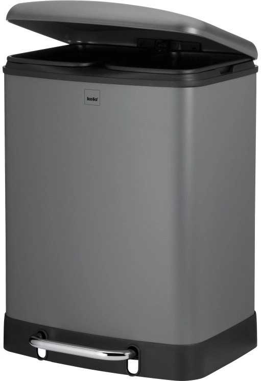 Kela Koš odpadkový Davino 24l, šedá