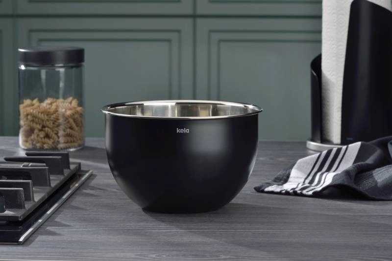 Kela Nerezová miska Edda 18 cm, černá