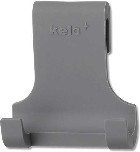 Kela Háček silikon Tim, tmavě šedá