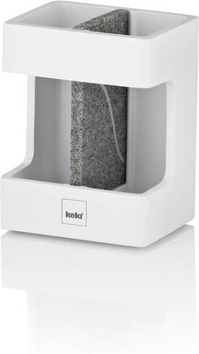 Kela Držák na zubní kartáčky Cube, bílá