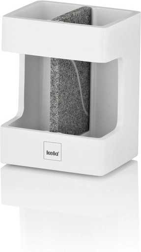 Kela Držák na zubní kartáčky Cube, bílá