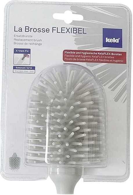 Kela Náhradní kartáč WC štětky La Brosse, světle šedá