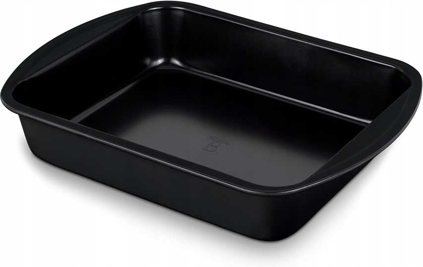 Berlingerhaus Pečící plech hluboký s nepřilnavým povrchem hluboký 35x27x6.5cm Black Collection
