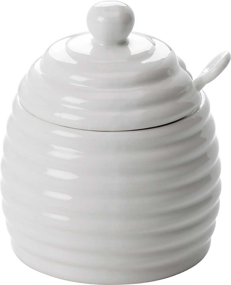 Maxwell & Williams White Basics Kitchen Dóza na med se lžičkou, White Basics Kitchen, 280 ml
