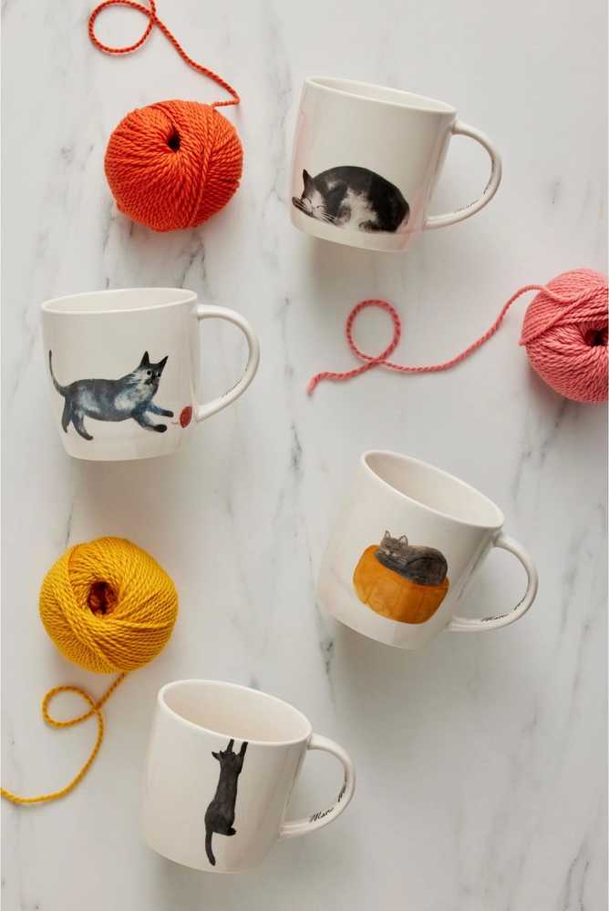 Maxwell & Williams Feline Friends Hrnek Well Read Cat, Feline Friends, 400 ml