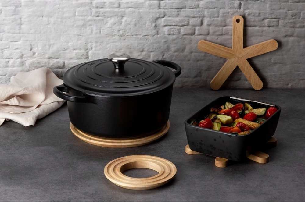 Continenta Podložka pod horké kulatá 21 cm, gumovník