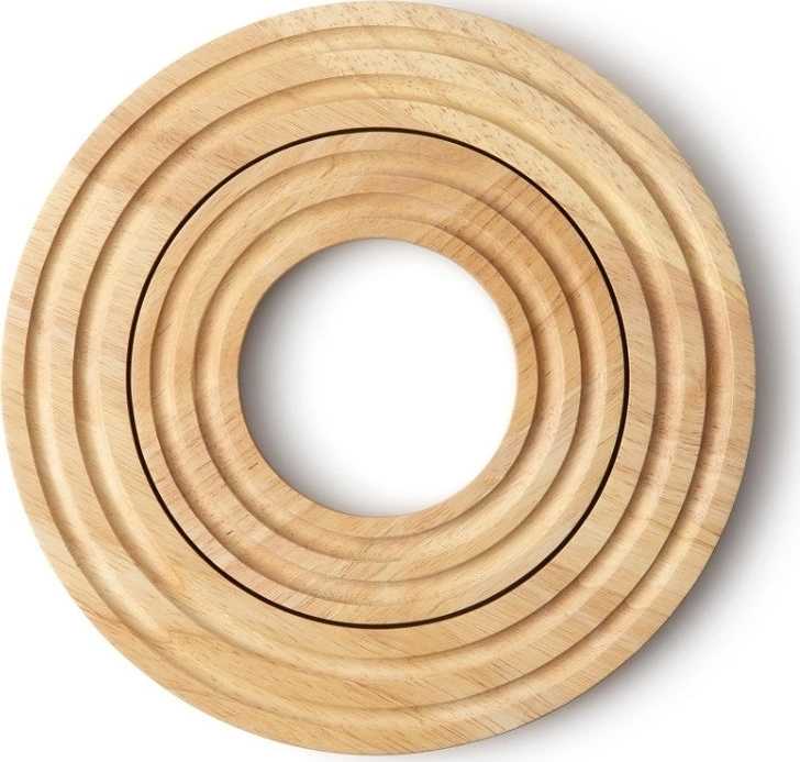 Continenta Podložka pod horké kulatá 21 cm, gumovník